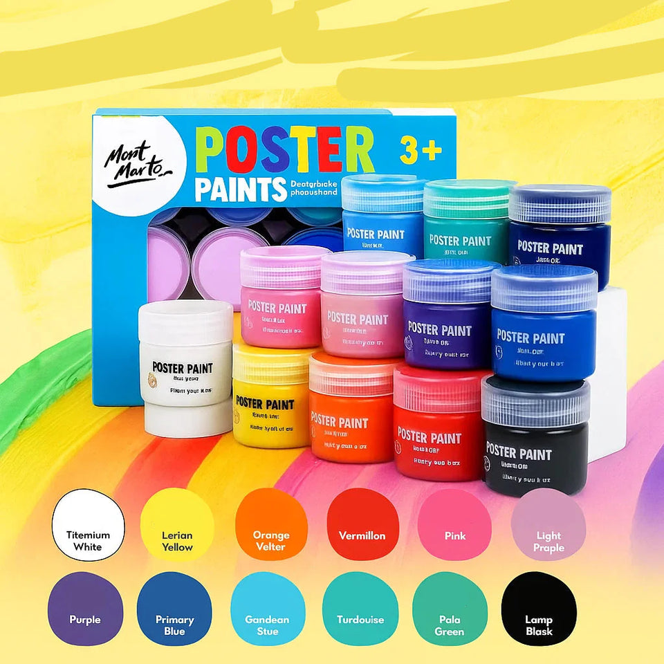 PaintJoy – Färgglatt och kreativt – Fingerfärg- och gouacheset