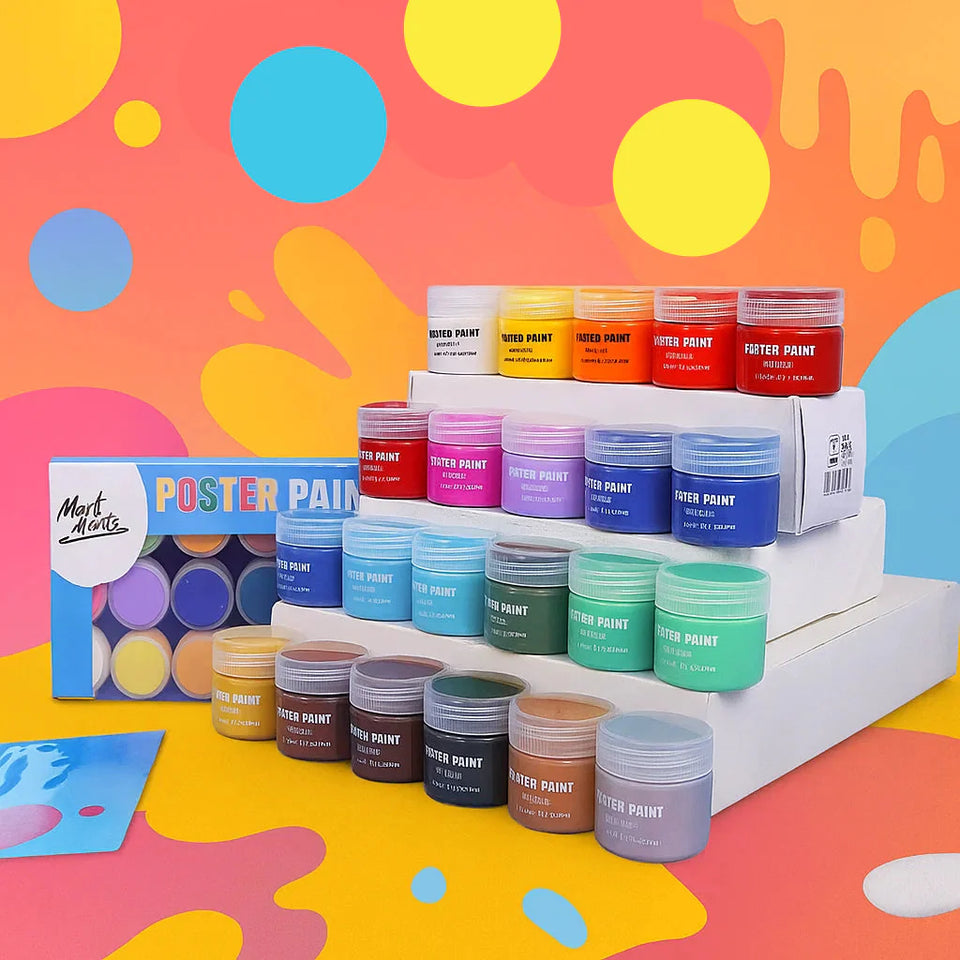 PaintJoy – Färgglatt och kreativt – Fingerfärg- och gouacheset