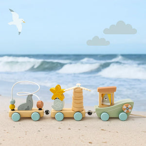 HappyTrain – Montessori & Fun – Träsats med tåg
