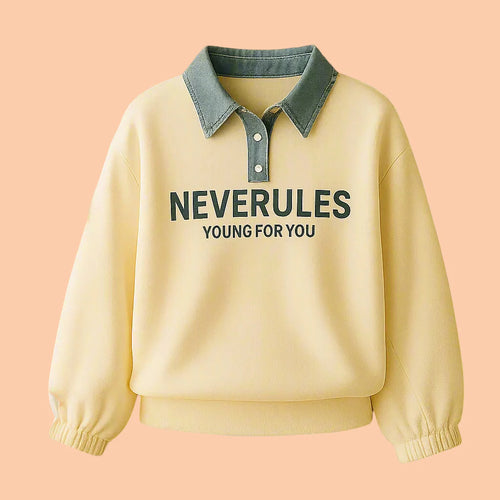 FashionKids – Snyggt & lekfullt – Polotröja med denimkrage