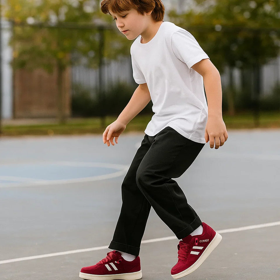 UrbanStep – Trendiga och bekväma – Bordeauxröda sneakers