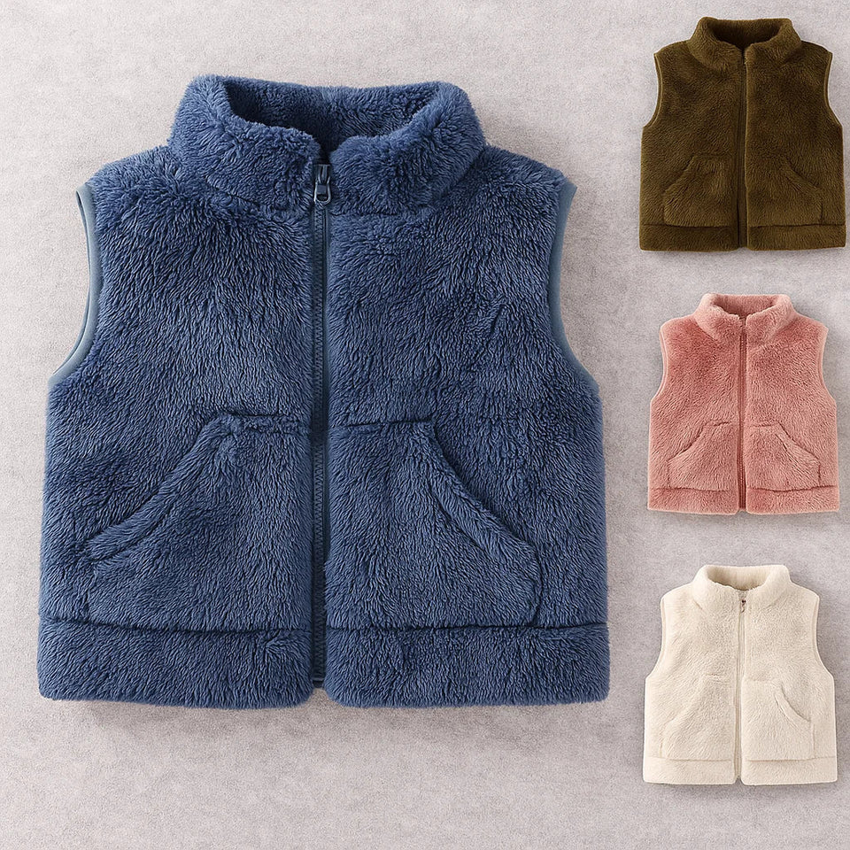 MiniWarm – Lätt & isolerande - väst med förtjockat fleecefoder