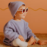 PureSoft – Classic & Cozy - Enfärgad stickad tröja