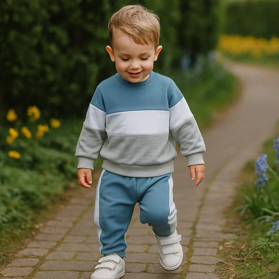 KidoFlex – Casual & bekvämt – Sweatshirt med joggingbyxor