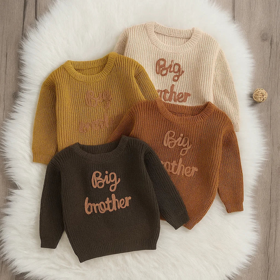 MiniTrend – Gemytlig & modern – Barnströja med ”Big Brother”