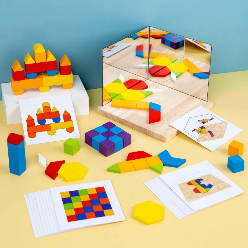 Reflection Play™ – Spegling och lärande - Pusselblock med spegel