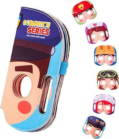 Mask Book™ – Baby lär sig första intrycket - tygmaskbok