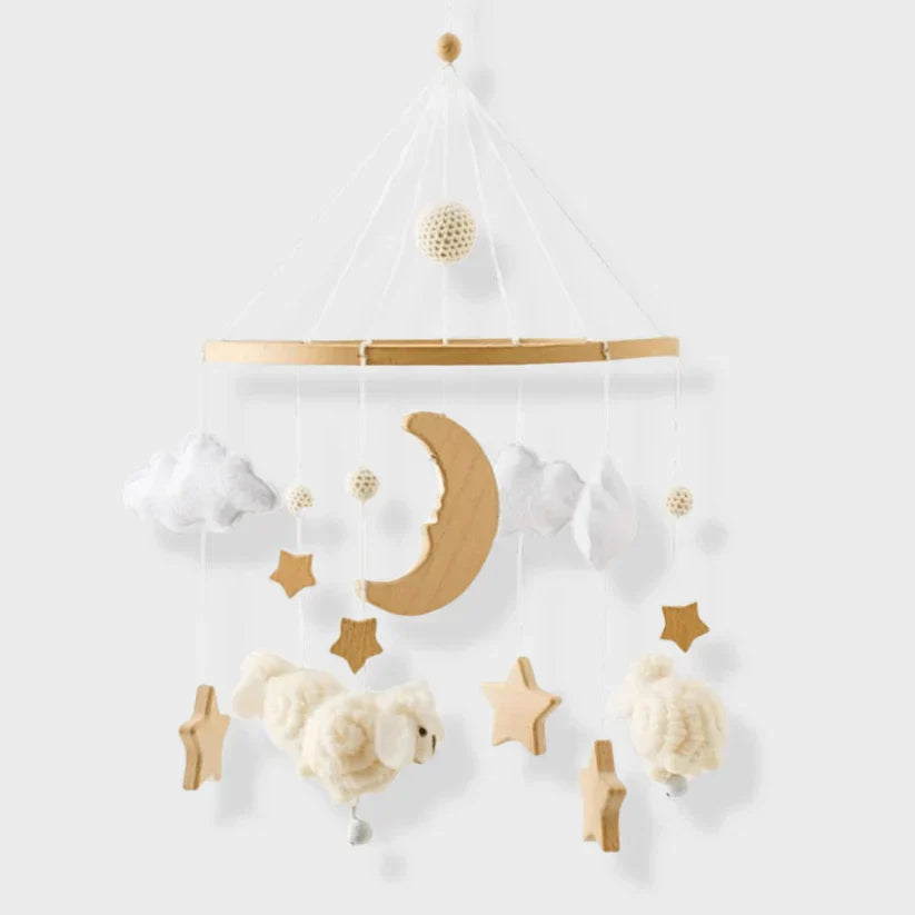 LittleNest – Naturlig ro – Babymobil i trä