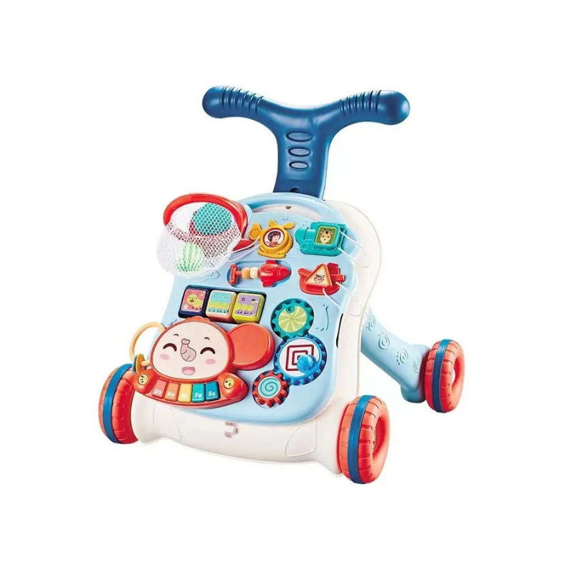 Baby Walker – Säker och interaktiv – 3-i-1 babygångare och leksak