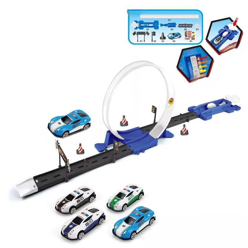 Double Race Track™ - Kreativt & roligt - Looping racerbana
