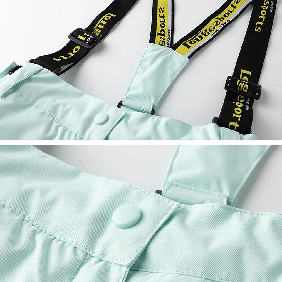 GlacierFit – Andningsbar & skyddande Vattentät – Skidoverall med fleecefoder