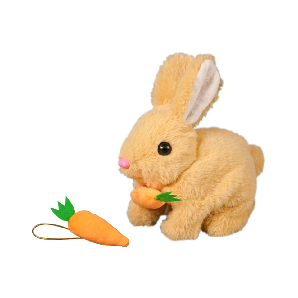 Electric Bunny™ – Levande och mysig – Kanin i plysch