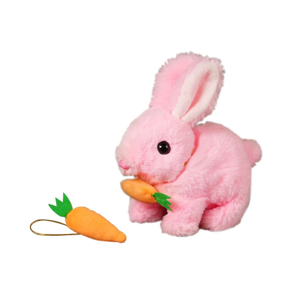 Electric Bunny™ – Levande och mysig – Kanin i plysch