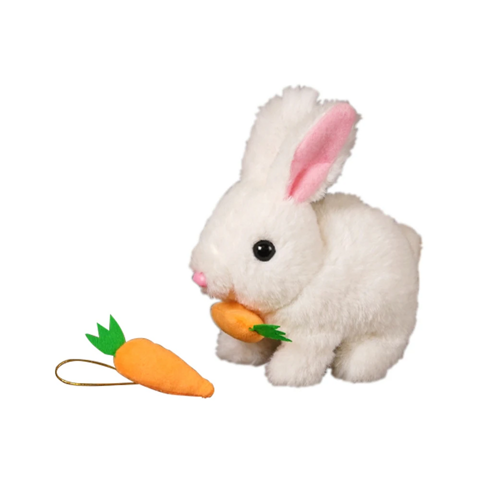 Electric Bunny™ – Levande och mysig – Kanin i plysch