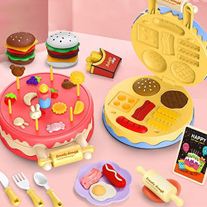 Cake Play Dough Set™ - Oändligt roligt med färgglada kreationer - Leklera