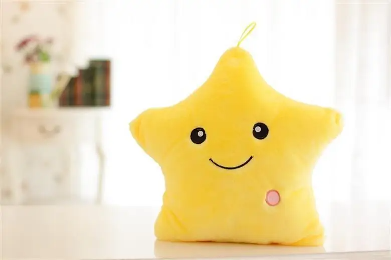 Glow Star Pillow™ – Stjärnglädje i sängen - självlysande gosedjurskudde