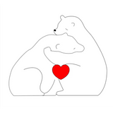 Family Puzzle™ – Personlig morsdagspresent med björnfamiljen