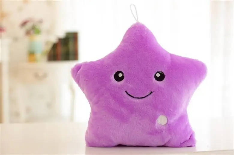 Glow Star Pillow™ – Stjärnglädje i sängen - självlysande gosedjurskudde