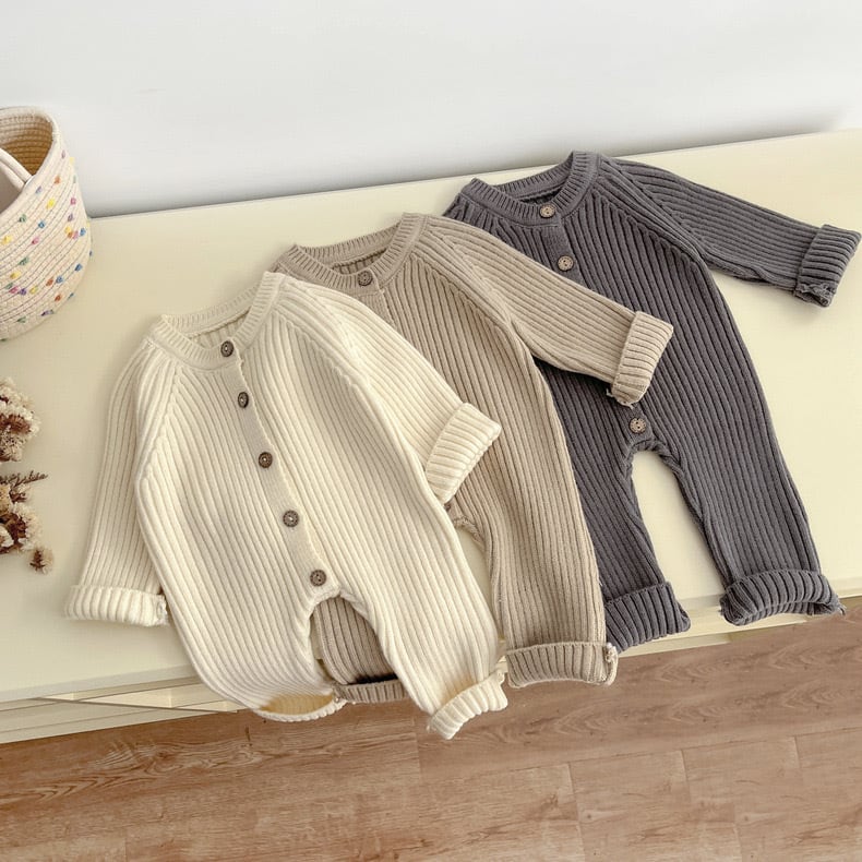 CozyCotton – Bekväm & snygg - Stickad Romper