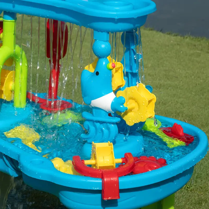 AquaPlay – Sommarskoj & upptäckter – 3-lagers sand- och vattenlekbord