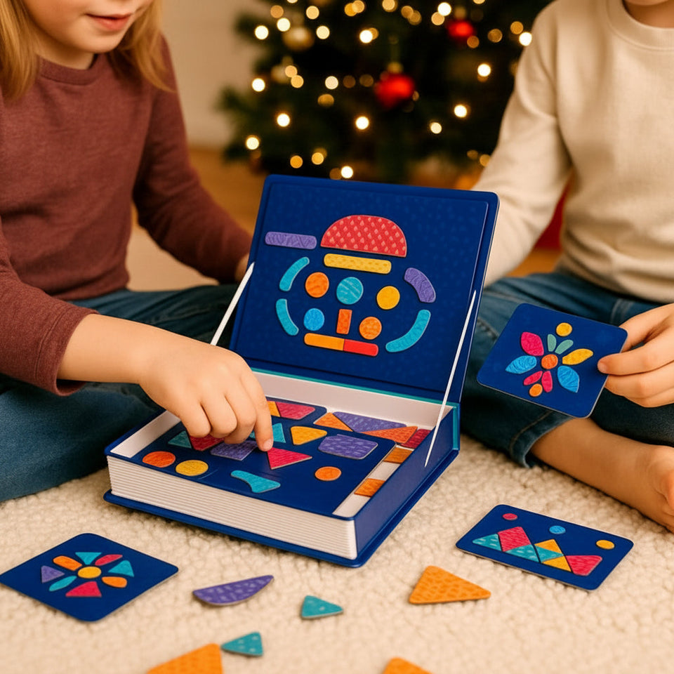 MagniPlay – Lärorikt & kreativt – Magnetiskt pusselbok