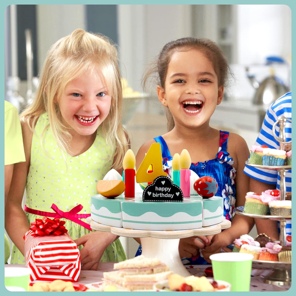 TinyChef – Lärorikt & roligt – Träköksset med tårta och tillbehör