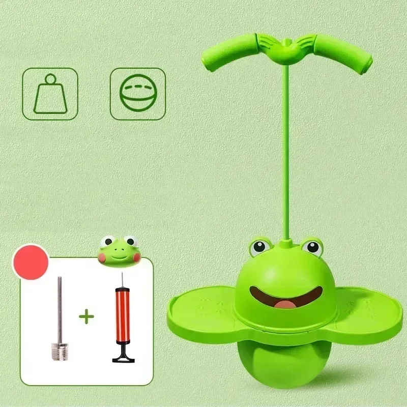 PlayLeap – Balans & Energi – Groda Pogo Stick