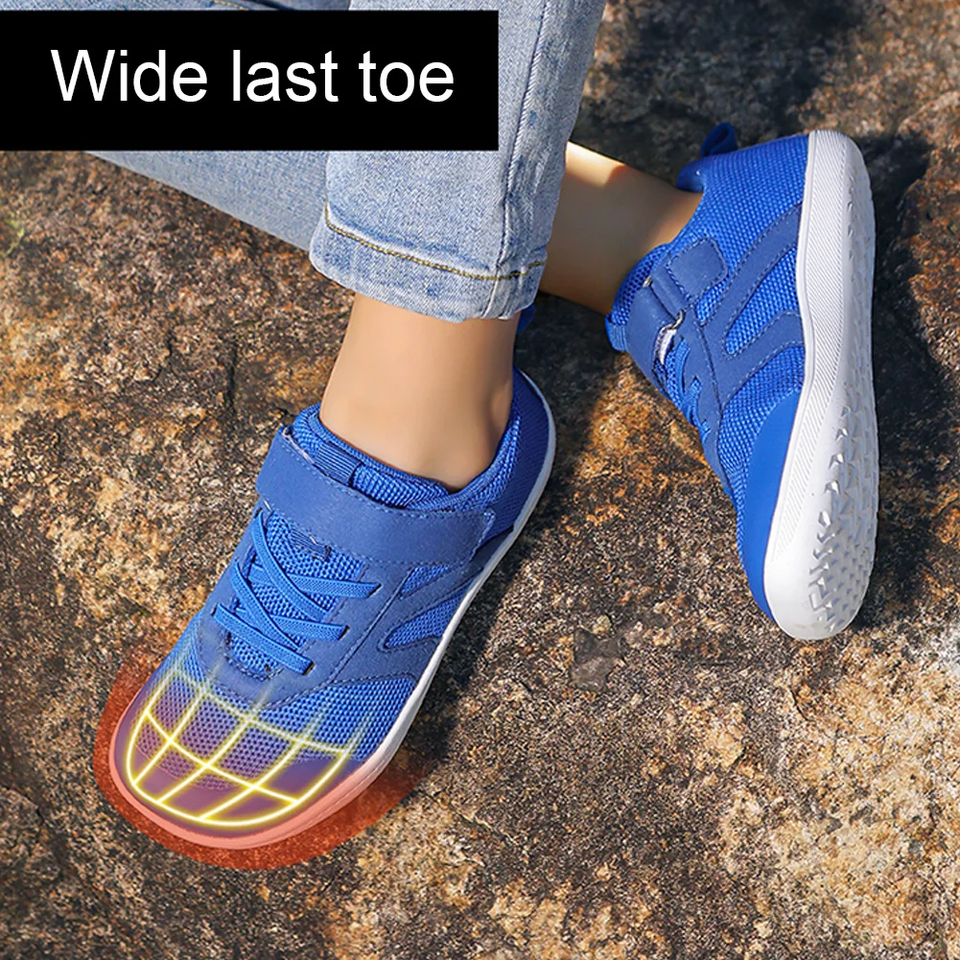 RunCoast – Frisk & flexibel – Antislip Barefoot barnsko