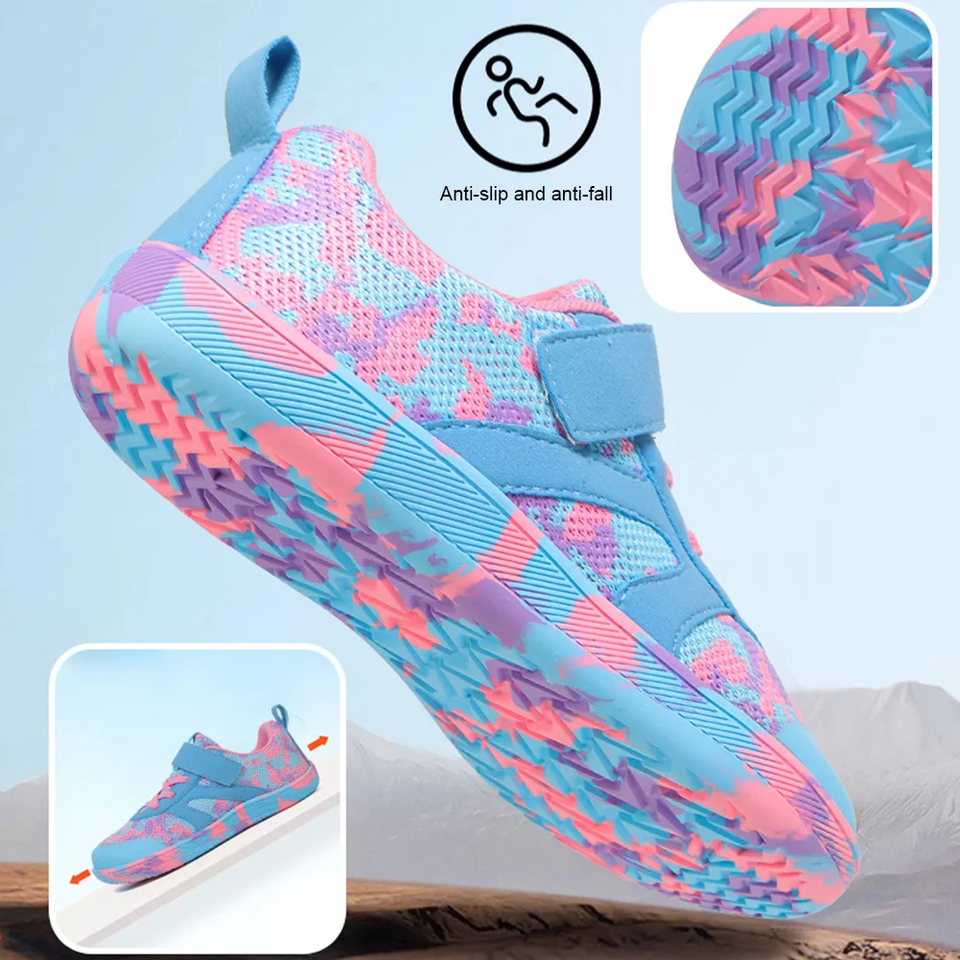 RunCoast – Frisk & flexibel – Antislip Barefoot barnsko