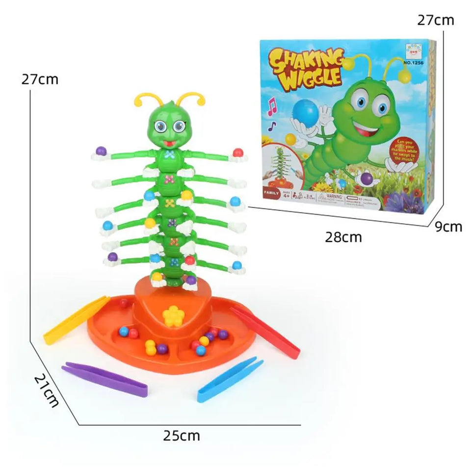 Shaking Wiggle™ – Larv i rytm - balansspel för larver