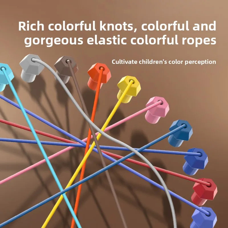 Color Rope Logic Game – Tänk & Interaktivt – Brädspel