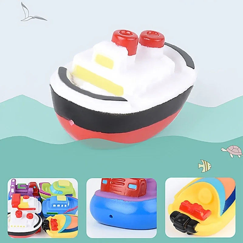 Bath Boat Set™ – Plaskande kul i badet - leksaksbåtar