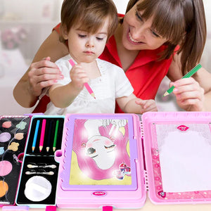 Glam Draw - Fantasi & kul - Makeup-teckenset