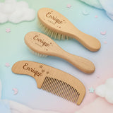 Personalized Hairbrush – Mjuk & unik – Personligt anpassat hårborstset för bebisar