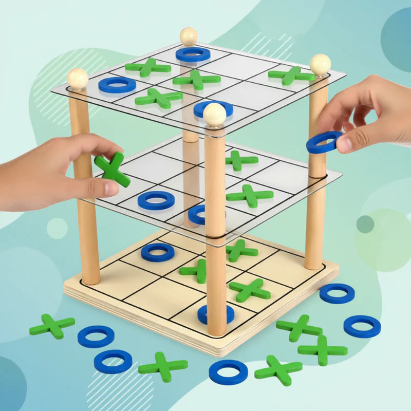LogicTower – Pedagogiskt & Smart – Tre i rad 3D