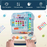 Montessori Math Track Game – Lärande & Logik – Bollbana