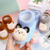 CuddleSteps – Varma och halkfria – Djur Babytofflor