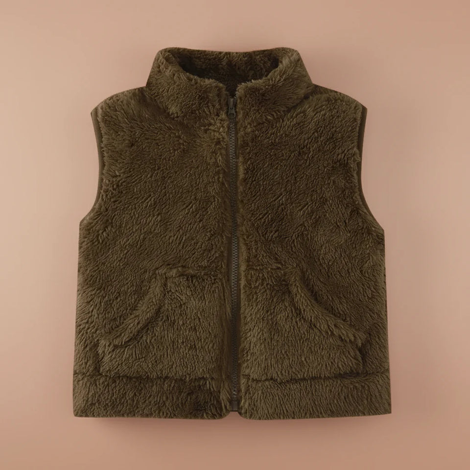 MiniWarm – Lätt & isolerande - väst med förtjockat fleecefoder