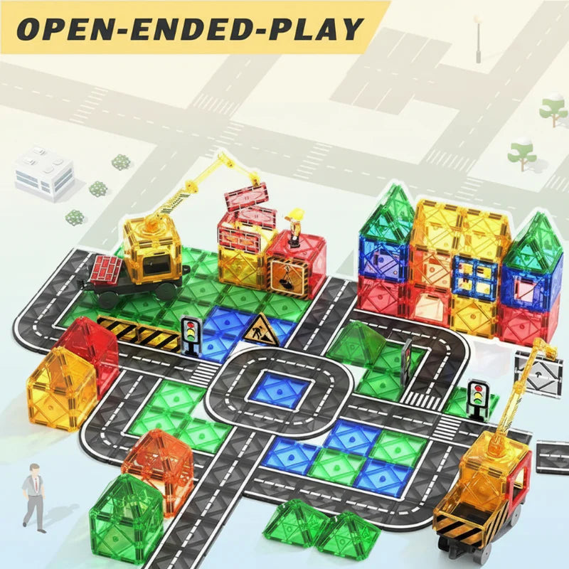 MagnetoTrack – Kreativt & lekfullt – Magnetiska brickor Autoset