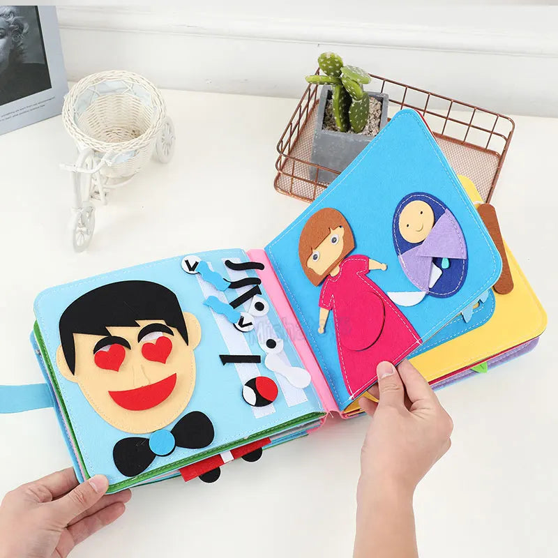 BusyBook™ - Vässa dina sinnen - Montessori-aktivitetsbok
