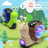 Music Snail™ - Lysande lekkamrat - Leksakssnigel och krabba