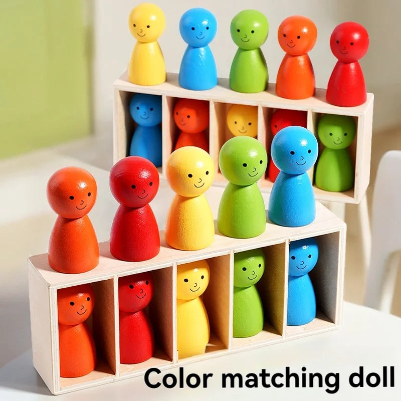 WoodenMatch – Smart & lekfullt – Montessori färgspel