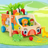 Montessori Animal Matching Toy – Lärorikt & interaktivt – Pusselvagn