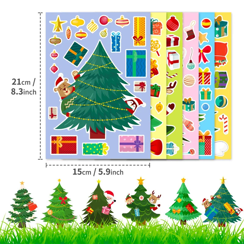 Xmas Tree Stickers™ - Bygg din egen julgran - DIY-klistermärken – Mil ...