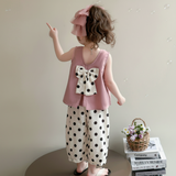 Sleeveless Tops & Pants – Mjuk & elegant – Sommarset för barn