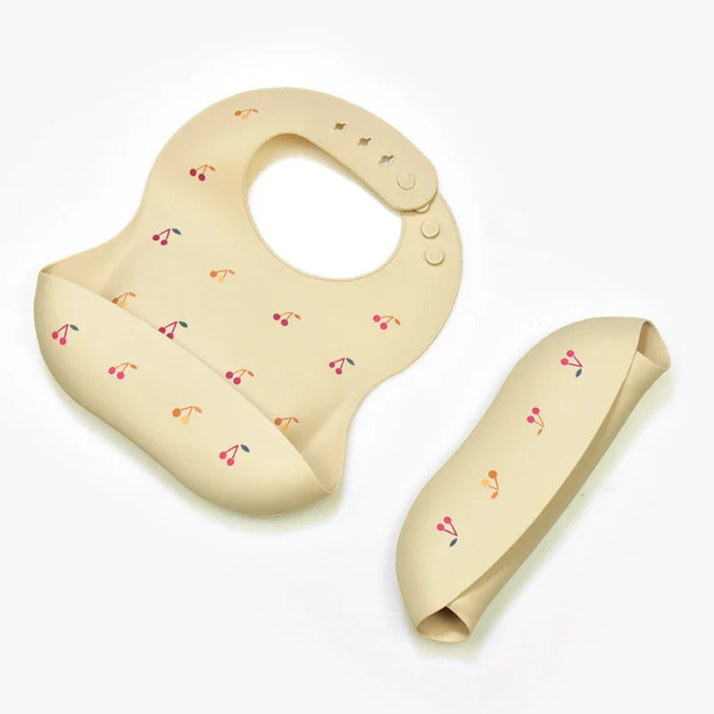 Silicone Bib - Vattentät och moderiktig - Babyhaklapp i silikon