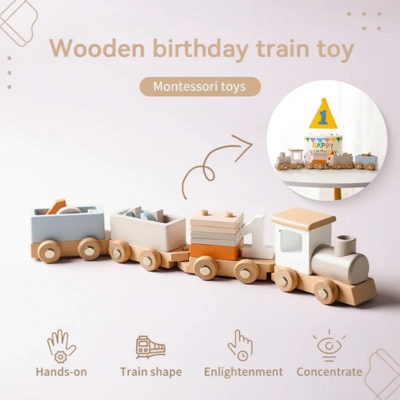 TrainCount –  Klassiskt & pedagogiskt – Trätåg från Montessori