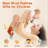 Wrist Rattle and Socks – Motorik & lek – Babyrasslor (4-pack)