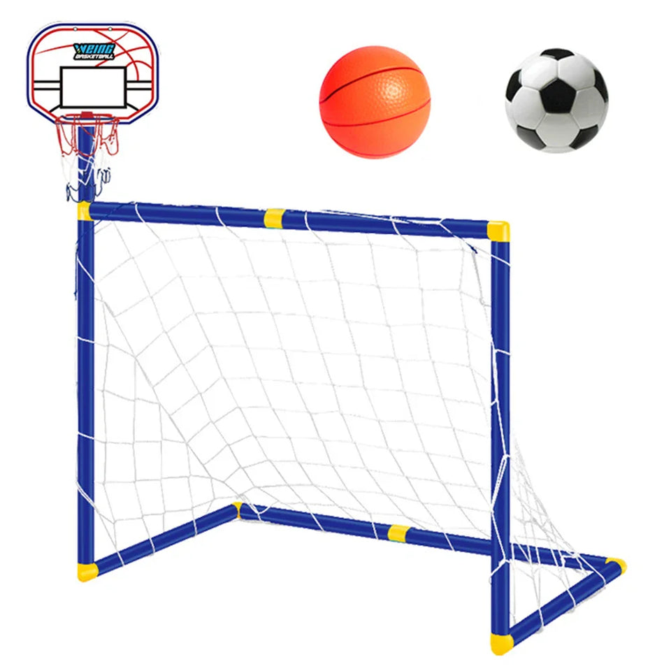 Kids Ball Games - Dubbel spelglädje – fotbolls- och basketbollsset