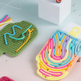 FidgetFrost – Lekfullt & mjukt – Silikon Busy Board